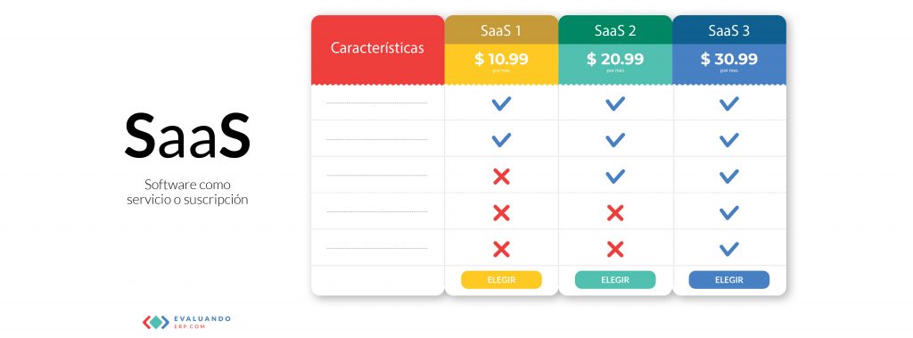 SaaS: El modelo de suscripción para usar el ERP